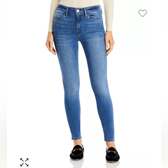 Frame Le High Skinny Crop Jeans N209-14